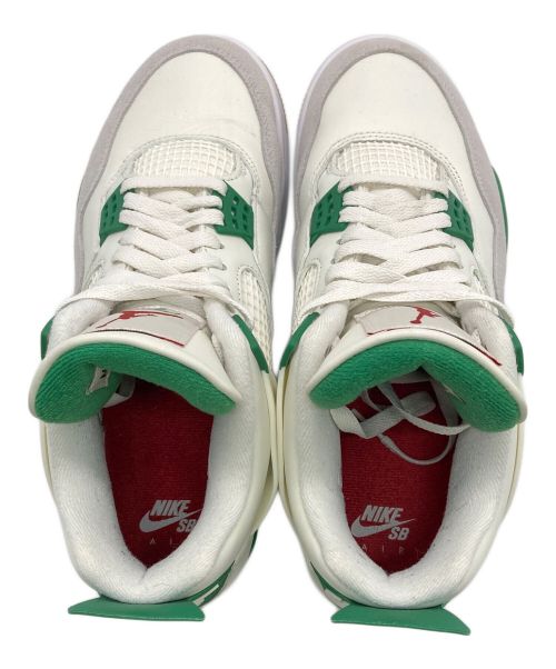 NIKE（ナイキ）NIKE (ナイキ) NIKE SB (ナイキエスビー) ハイカットスニーカー ホワイト×グリーン サイズ:27.5の古着・服飾アイテム