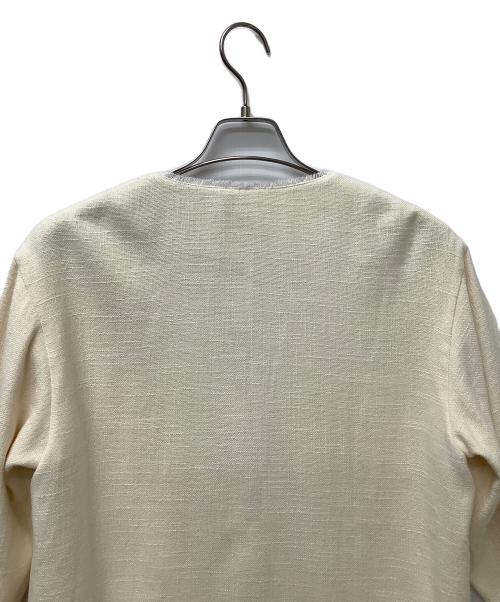 Loungedress（ラウンジドレス）Loungedress (ラウンジドレス) ノーカラージャケット ベージュ サイズ:FREEの古着・服飾アイテム