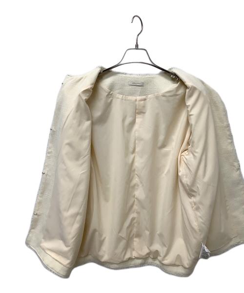 Loungedress（ラウンジドレス）Loungedress (ラウンジドレス) ノーカラージャケット ベージュ サイズ:FREEの古着・服飾アイテム