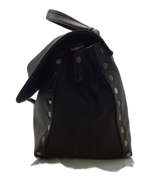 zanellato（ザネラート）zanellato (ザネラート) Postina（ポスティーナ）ハンドバッグ ブラックの古着・服飾アイテム