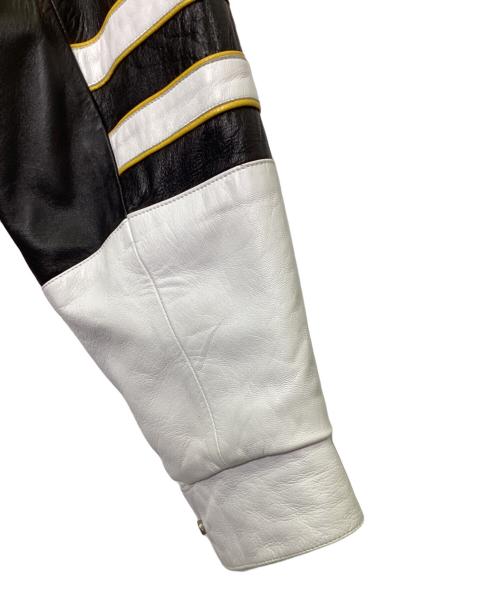 JEFF HAMILTON（ジェフハミルトン）JEFF HAMILTON (ジェフハミルトン) リバーシブルヴィンテージジャケット ホワイト×イエロー サイズ:Mの古着・服飾アイテム