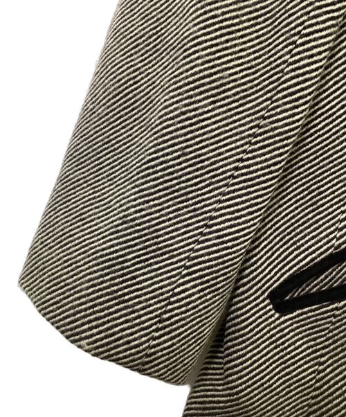 FOXEY（フォクシー）FOXEY (フォクシー) ウールロングコート ブラック×グレー サイズ:Fの古着・服飾アイテム