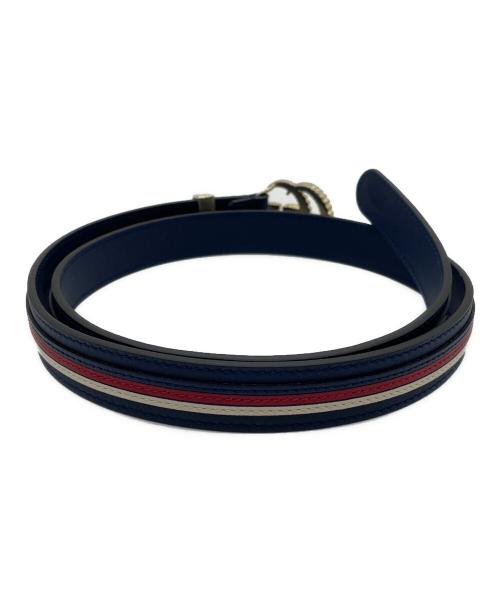 GUCCI（グッチ）GUCCI (グッチ) ベルト ネイビーの古着・服飾アイテム
