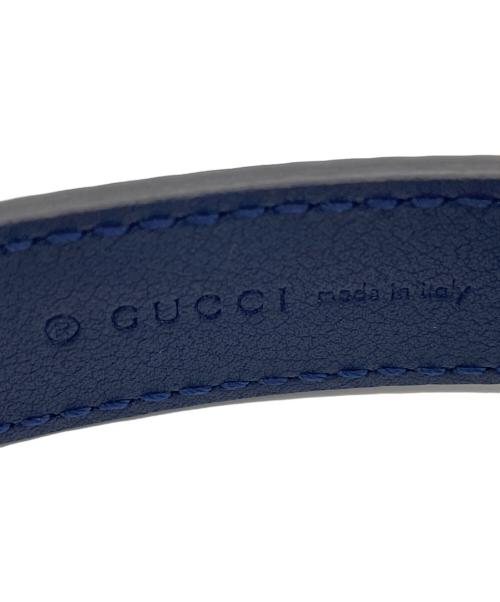 GUCCI（グッチ）GUCCI (グッチ) ベルト ネイビーの古着・服飾アイテム