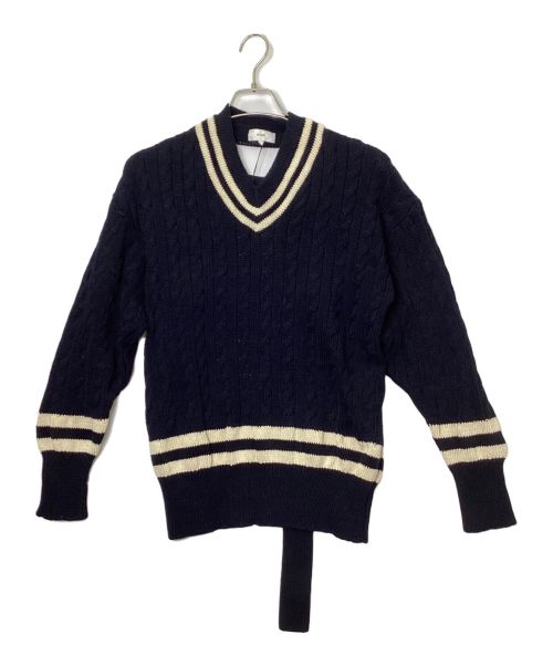 HYKE（ハイク）HYKE (ハイク) チルデンセーター ネイビー サイズ:1の古着・服飾アイテム