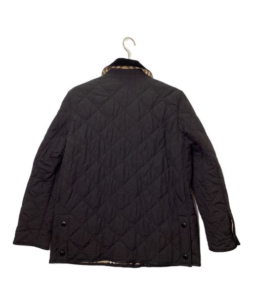BURBERRY LONDON（バーバリーロンドン）BURBERRY LONDON (バーバリーロンドン) コーデュロイカラーキルティングジャケット ブラック サイズ:Mの古着・服飾アイテム