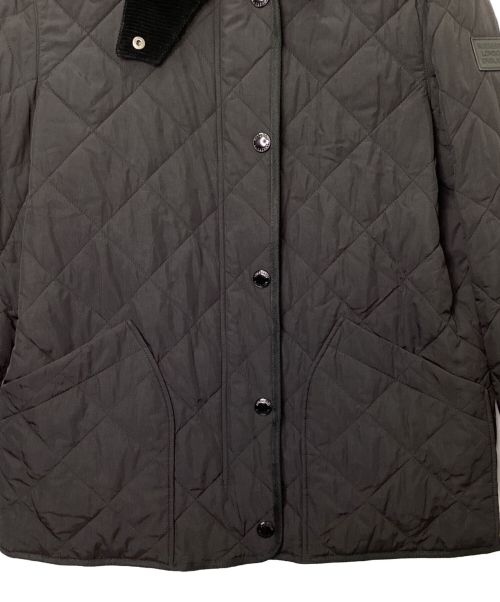 BURBERRY LONDON（バーバリーロンドン）BURBERRY LONDON (バーバリーロンドン) コーデュロイカラーキルティングジャケット ブラック サイズ:Mの古着・服飾アイテム