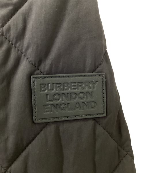 BURBERRY LONDON（バーバリーロンドン）BURBERRY LONDON (バーバリーロンドン) コーデュロイカラーキルティングジャケット ブラック サイズ:Mの古着・服飾アイテム
