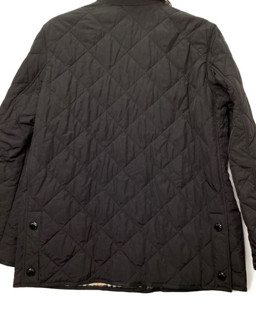 BURBERRY LONDON（バーバリーロンドン）BURBERRY LONDON (バーバリーロンドン) コーデュロイカラーキルティングジャケット ブラック サイズ:Mの古着・服飾アイテム