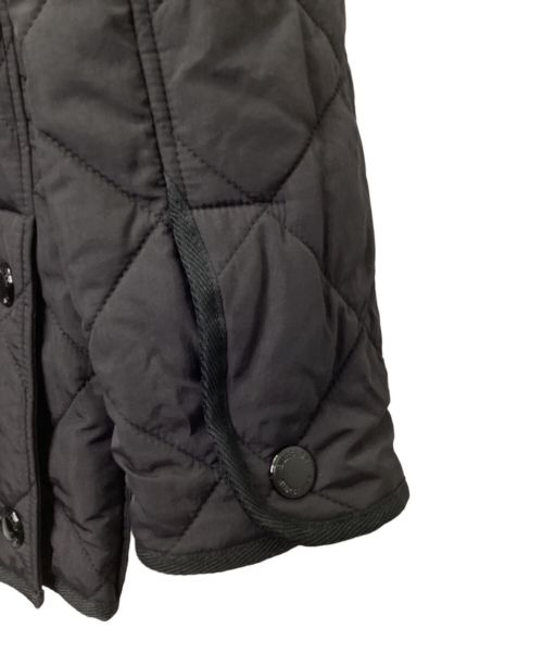 BURBERRY LONDON（バーバリーロンドン）BURBERRY LONDON (バーバリーロンドン) コーデュロイカラーキルティングジャケット ブラック サイズ:Mの古着・服飾アイテム