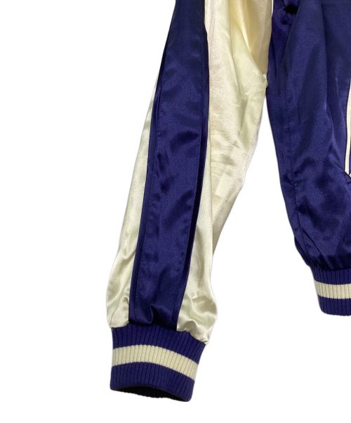 西武ライオンズ（セイブライオンズ）西武ライオンズ (セイブライオンズ) スカジャン ブラック×ブルー サイズ:Sの古着・服飾アイテム