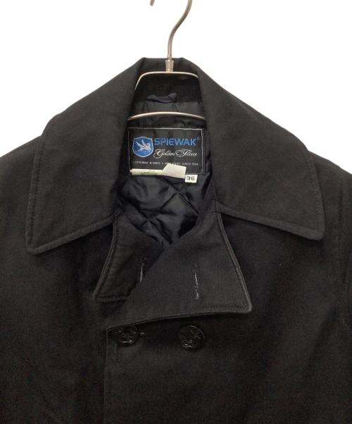 SPIEWAK（スピワック）SPIEWAK (スピワック) Pコート ブラック サイズ:36の古着・服飾アイテム