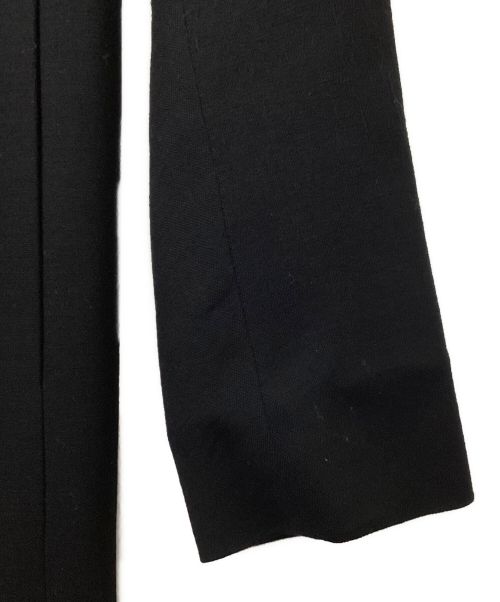 PRADA（プラダ）PRADA (プラダ) バックリボンウールステンカラーコート ブラック サイズ:36の古着・服飾アイテム