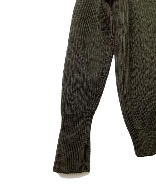 ANDERSEN-ANDERSEN（アンデルセン アンデルセン）Andersen-Andersen (アンデルセン アンデルセン) 5 gauge Crewneck オリーブ サイズ:Sの古着・服飾アイテム