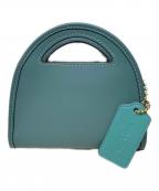 COACHコーチ）の古着「トップハンドルカード ケース」｜グリーン