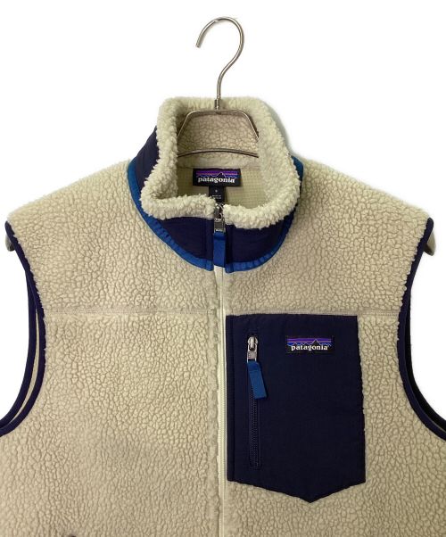 Patagonia（パタゴニア）Patagonia (パタゴニア) レトロX ベージュ×ネイビー サイズ:Sの古着・服飾アイテム