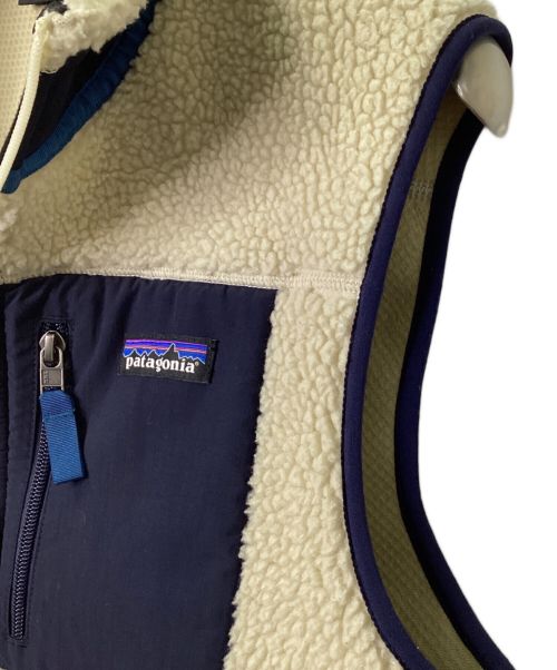 Patagonia（パタゴニア）Patagonia (パタゴニア) レトロX ベージュ×ネイビー サイズ:Sの古着・服飾アイテム