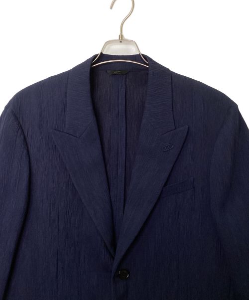FENDI（フェンディ）FENDI (フェンディ) テーラードジャケット ネイビー サイズ:50の古着・服飾アイテム