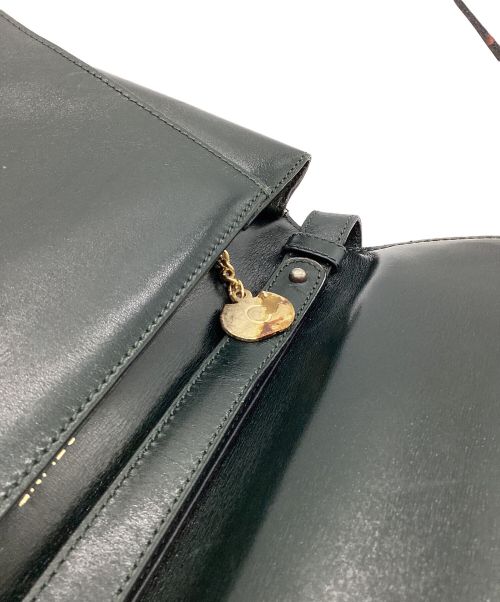 CELINE（セリーヌ）CELINE (セリーヌ) ショルダーバッグ グリーンの古着・服飾アイテム