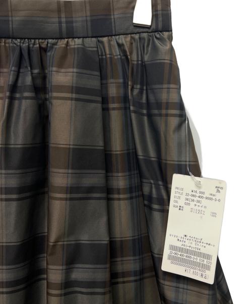 JOURNAL STANDARD（ジャーナルスタンダード）JOURNAL STANDARD (ジャーナルスタンダード) メモリーチェックスカート ベージュ×ブラウン サイズ:36の古着・服飾アイテム