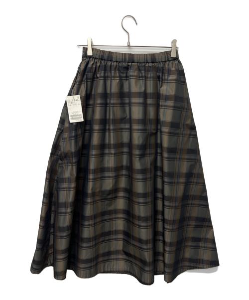 JOURNAL STANDARD（ジャーナルスタンダード）JOURNAL STANDARD (ジャーナルスタンダード) メモリーチェックスカート ベージュ×ブラウン サイズ:36の古着・服飾アイテム