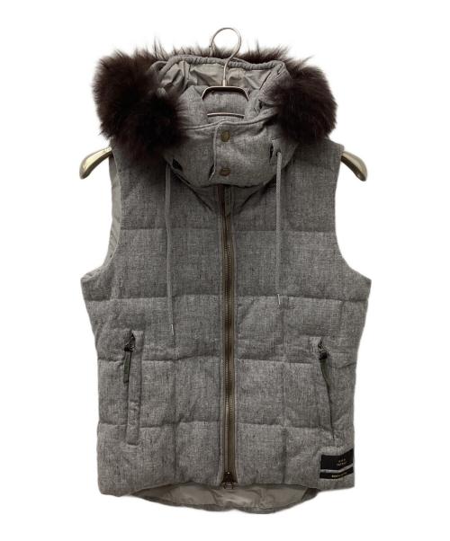 TATRAS（タトラス）TATRAS (タトラス) ファー付ダウンベスト グレー サイズ:01の古着・服飾アイテム