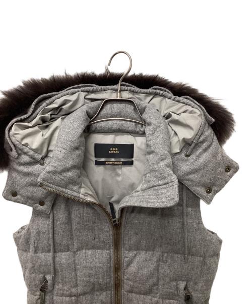 TATRAS（タトラス）TATRAS (タトラス) ファー付ダウンベスト グレー サイズ:01の古着・服飾アイテム