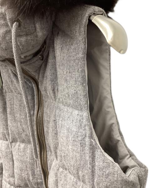 TATRAS（タトラス）TATRAS (タトラス) ファー付ダウンベスト グレー サイズ:01の古着・服飾アイテム
