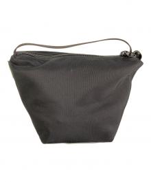 Herve Chapelier（エルベシャプリエ）の古着「舟形ショルダーバッグ」｜ブラック