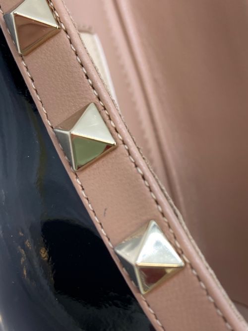 VALENTINO GARAVANI（ヴァレンティノ・ガラヴァーニ）VALENTINO GARAVANI (ヴァレンティノ・ガラヴァーニ) パンプス ベージュ×ブラック サイズ:36の古着・服飾アイテム