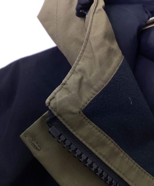 THE NORTH FACE（ザ ノース フェイス）THE NORTH FACE (ザ ノース フェイス) マウンテンダウンジャケット カーキ×ブラック サイズ:Lの古着・服飾アイテム