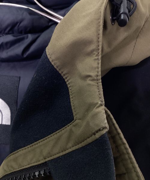 THE NORTH FACE（ザ ノース フェイス）THE NORTH FACE (ザ ノース フェイス) マウンテンダウンジャケット カーキ×ブラック サイズ:Lの古着・服飾アイテム