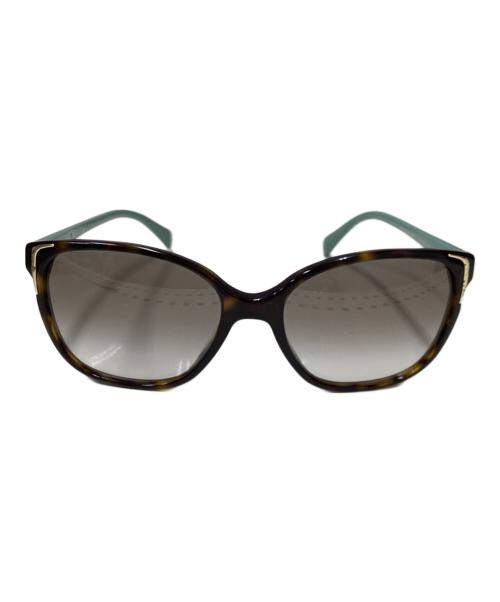 PRADA（プラダ）PRADA (プラダ) サングラス グリーン×ブラウンの古着・服飾アイテム