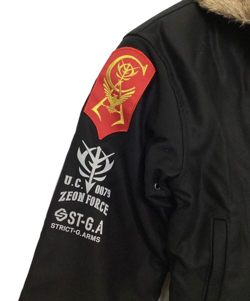 STRICT-G（ストラクトジー）STRICT-G (ストリクトジー) N-1デッキジャケット ブラック サイズ:36 未使用品の古着・服飾アイテム