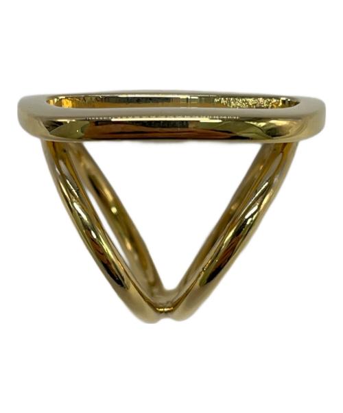 Salvatore Ferragamo（サルヴァトーレ フェラガモ）Salvatore Ferragamo (サルヴァトーレ フェラガモ) スカーフリング ゴールド サイズ:-の古着・服飾アイテム