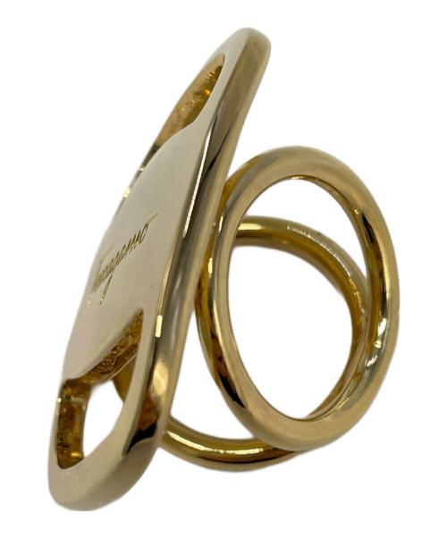 Salvatore Ferragamo（サルヴァトーレ フェラガモ）Salvatore Ferragamo (サルヴァトーレ フェラガモ) スカーフリング ゴールド サイズ:-の古着・服飾アイテム