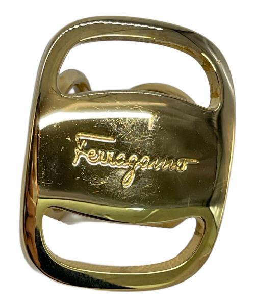 Salvatore Ferragamo（サルヴァトーレ フェラガモ）Salvatore Ferragamo (サルヴァトーレ フェラガモ) スカーフリング ゴールド サイズ:-の古着・服飾アイテム