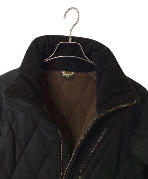 WEST RIDE（ウエストライド）WEST RIDE (ウエストライド) キルティングジャケット ブラック サイズ:Sの古着・服飾アイテム
