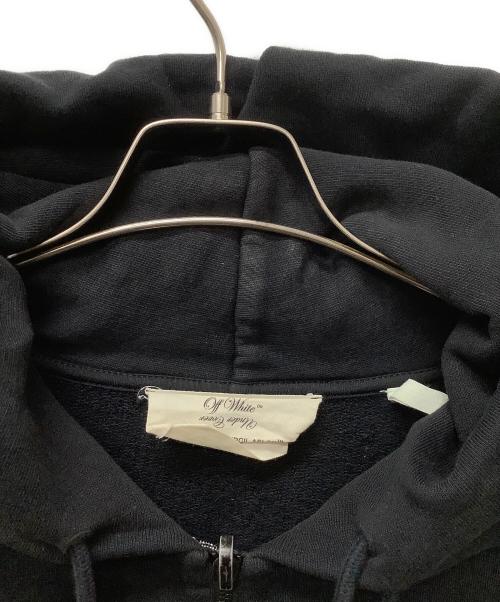OFFWHITE（オフホワイト）OFFWHITE (オフホワイト) UNDERCOVER (アンダーカバー) ジップパーカー ブラック サイズ:Mの古着・服飾アイテム