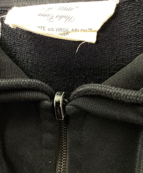 OFFWHITE（オフホワイト）OFFWHITE (オフホワイト) UNDERCOVER (アンダーカバー) ジップパーカー ブラック サイズ:Mの古着・服飾アイテム