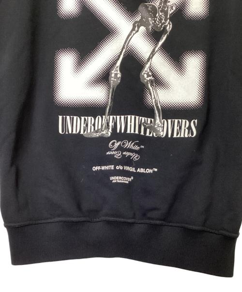 OFFWHITE（オフホワイト）OFFWHITE (オフホワイト) UNDERCOVER (アンダーカバー) ジップパーカー ブラック サイズ:Mの古着・服飾アイテム