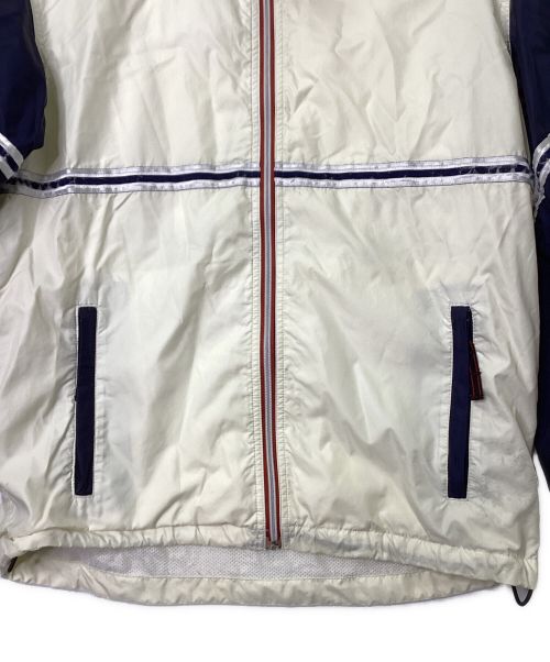 POLO SPORT（ポロスポーツ）POLO SPORT (ポロスポーツ) ナイロンジャケット ホワイト×ネイビー サイズ:Mの古着・服飾アイテム
