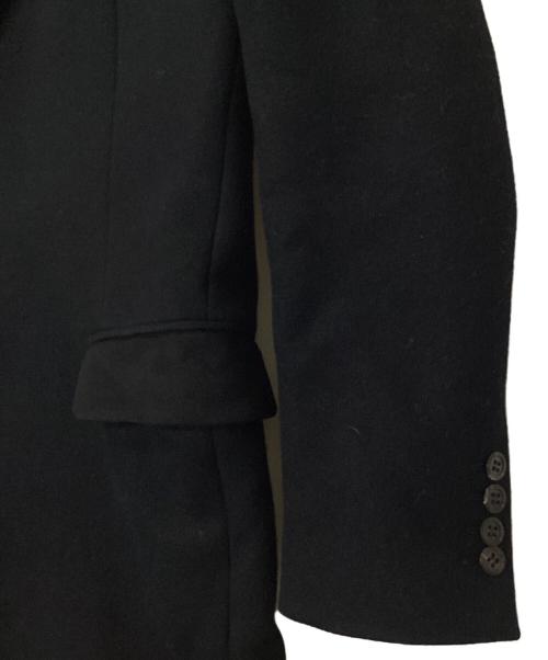 JOHN LAWRENCE SULLIVAN（ジョン ローレンス サリバン）JOHN LAWRENCE SULLIVAN (ジョン ローレンス サリバン) チェスターコート ブラック サイズ:36の古着・服飾アイテム