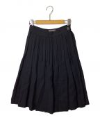 CHANELシャネル）の古着「プリーツスカート」｜ブラック