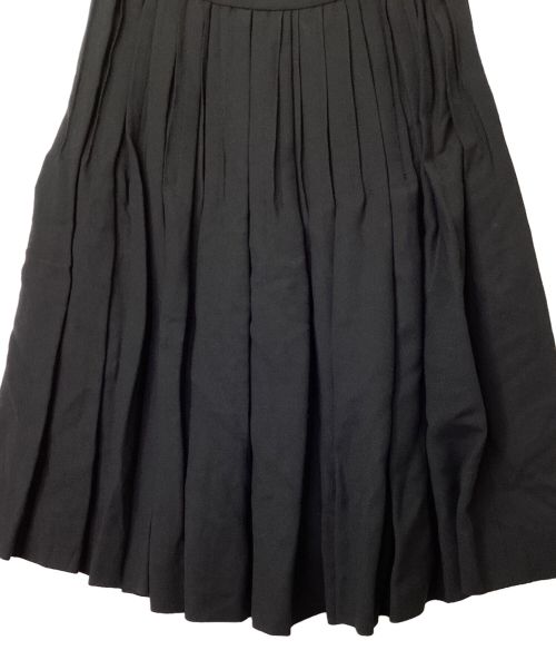 CHANEL（シャネル）CHANEL (シャネル) プリーツスカート ブラック サイズ:34の古着・服飾アイテム