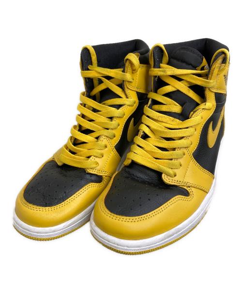 NIKE（ナイキ）NIKE (ナイキ) ハイカットスニーカー イエロー×ブラック サイズ:27.5㎝の古着・服飾アイテム