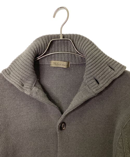 Y's for men（ワイズフォーメン）Y's for men (ワイズフォーメン) 厚手カーディガン グレー サイズ:3の古着・服飾アイテム