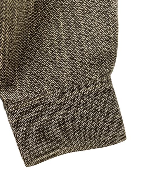 TODAYFUL（トゥデイフル）TODAYFUL (トゥデイフル) ヘリンボーンシャツコンビネゾン ベージュ サイズ:36の古着・服飾アイテム