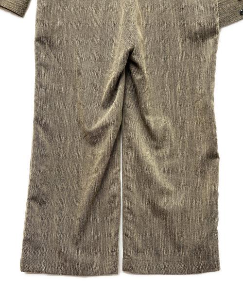 TODAYFUL（トゥデイフル）TODAYFUL (トゥデイフル) ヘリンボーンシャツコンビネゾン ベージュ サイズ:36の古着・服飾アイテム