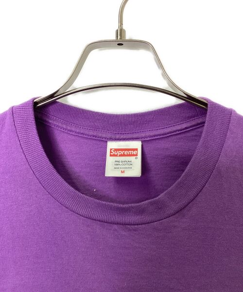 SUPREME（シュプリーム）Supreme (シュプリーム) 半袖Tシャツ パープル サイズ:Mの古着・服飾アイテム